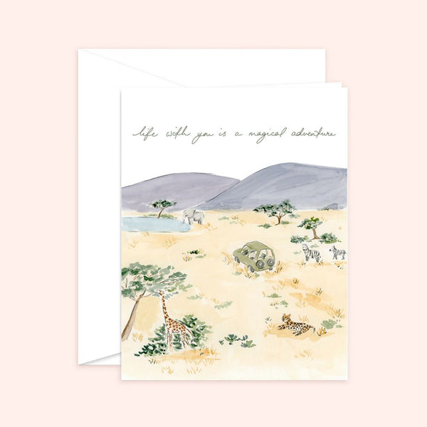Life with you is a Magical Adventure Card