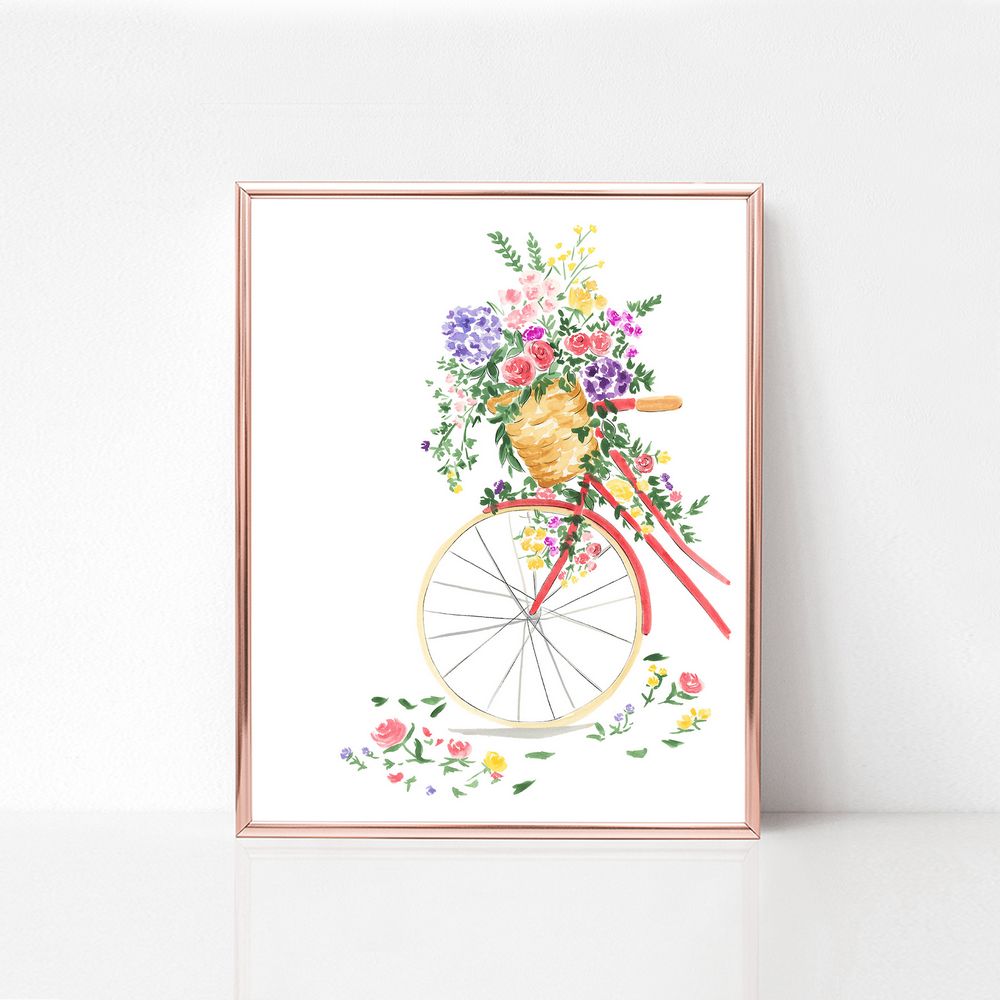 Floral Bicycle