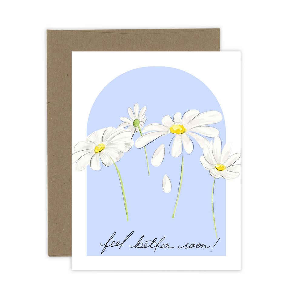 Daisy Feel Better Soon Card