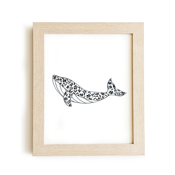 Floral Whale
