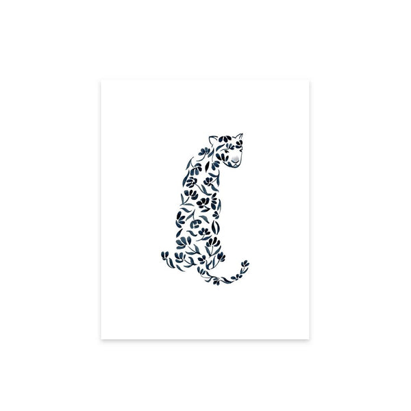 Floral Leopard