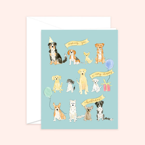 Wishing you a Happy Birthday Dog Lover Card