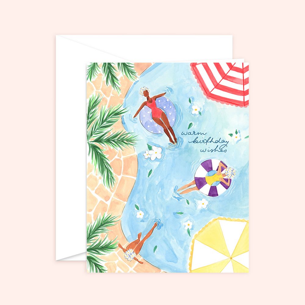 Warm Birthday Wishes card