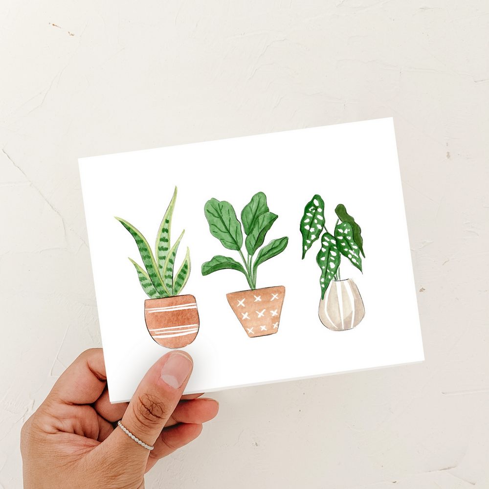 Plant Trio Card