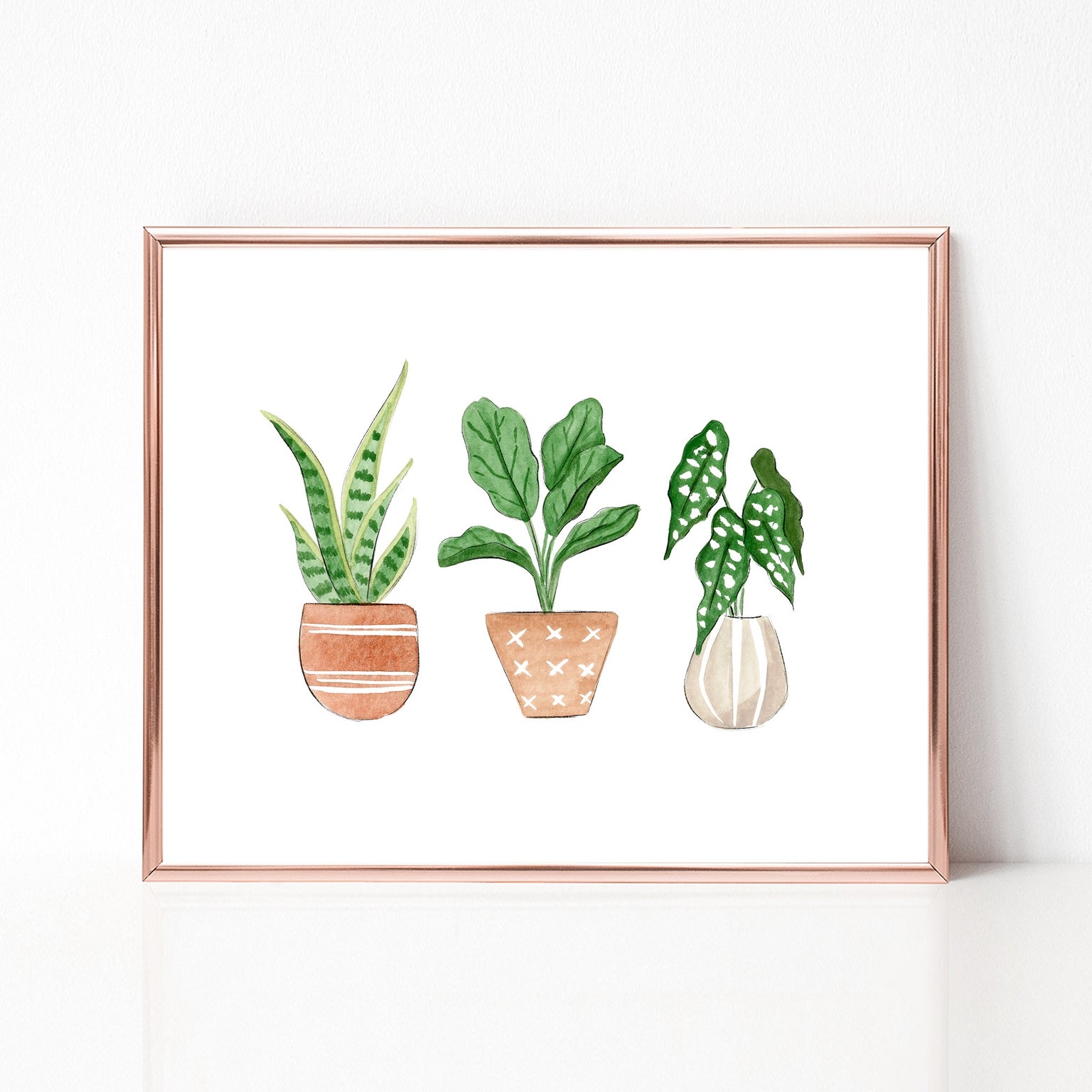 Plant Trio Art Print