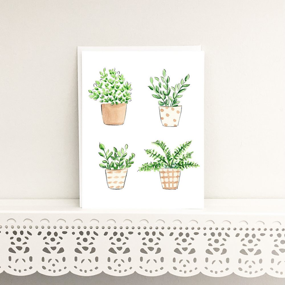 Home Plants Card