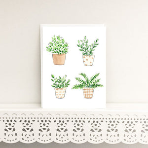 Home Plants Card