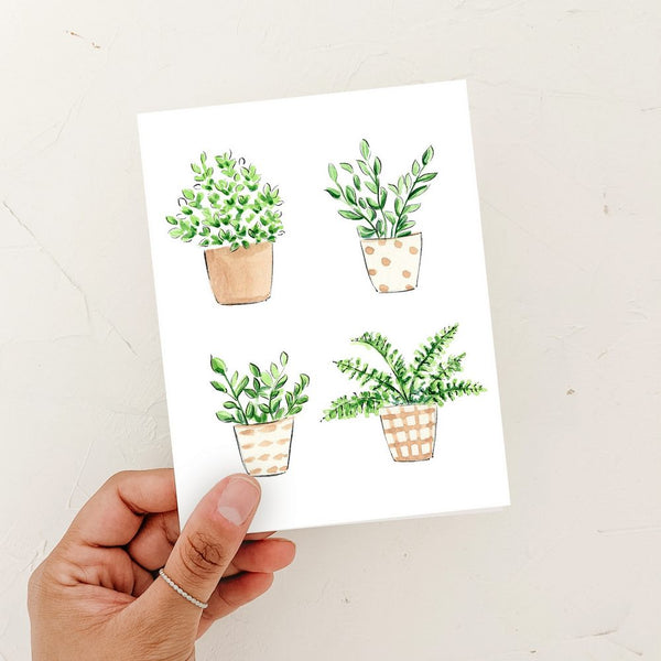 Home Plants Card