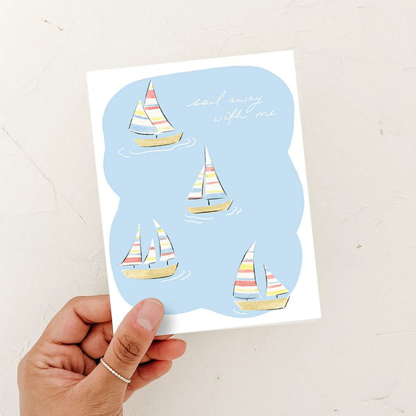 Sail Away with Me Card