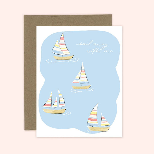 Sail Away with Me Card