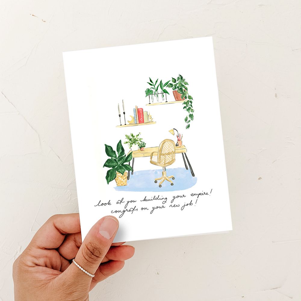 Congrats on the New Job! card