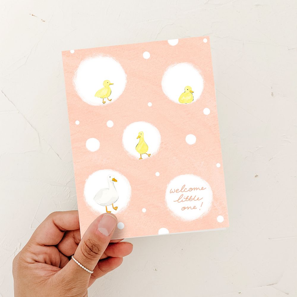 Baby Ducklings card