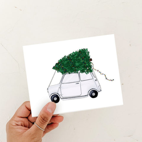 Cooper + Tree - Greeting Card