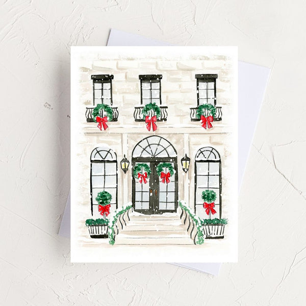 Holiday Brickstone Greeting Card