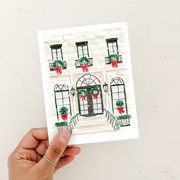 Holiday Brickstone Greeting Card
