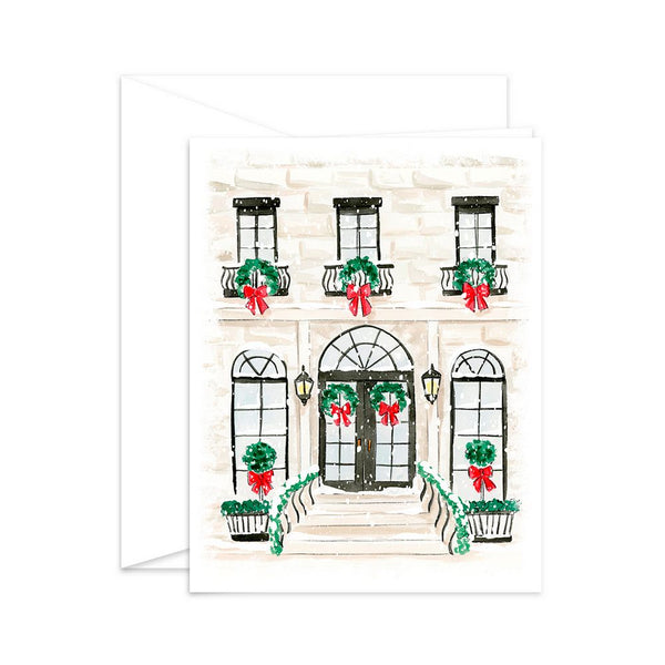 Holiday Brickstone Greeting Card