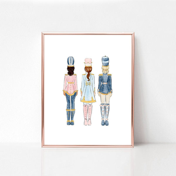 Pastel Soldiers Art Print