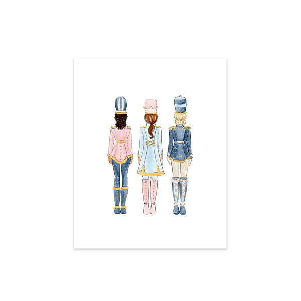 Pastel Soldiers Art Print