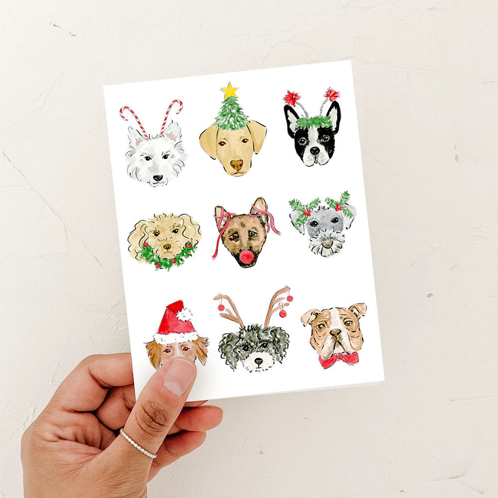 Christmas Dogs Card