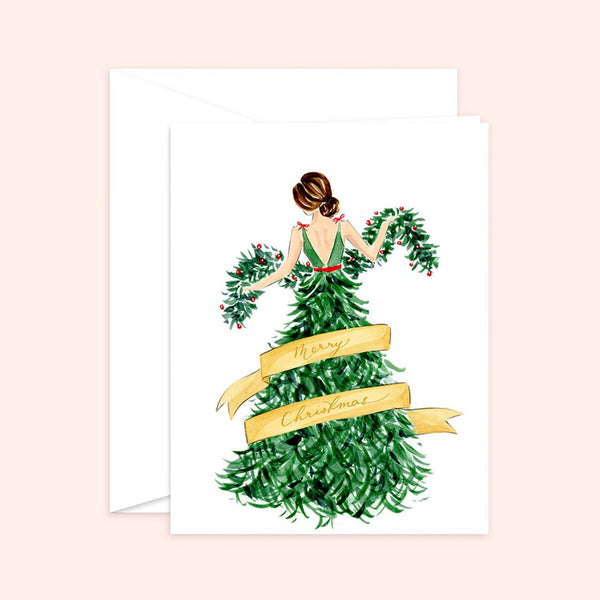 Merry Christmas Fashion Dress Card