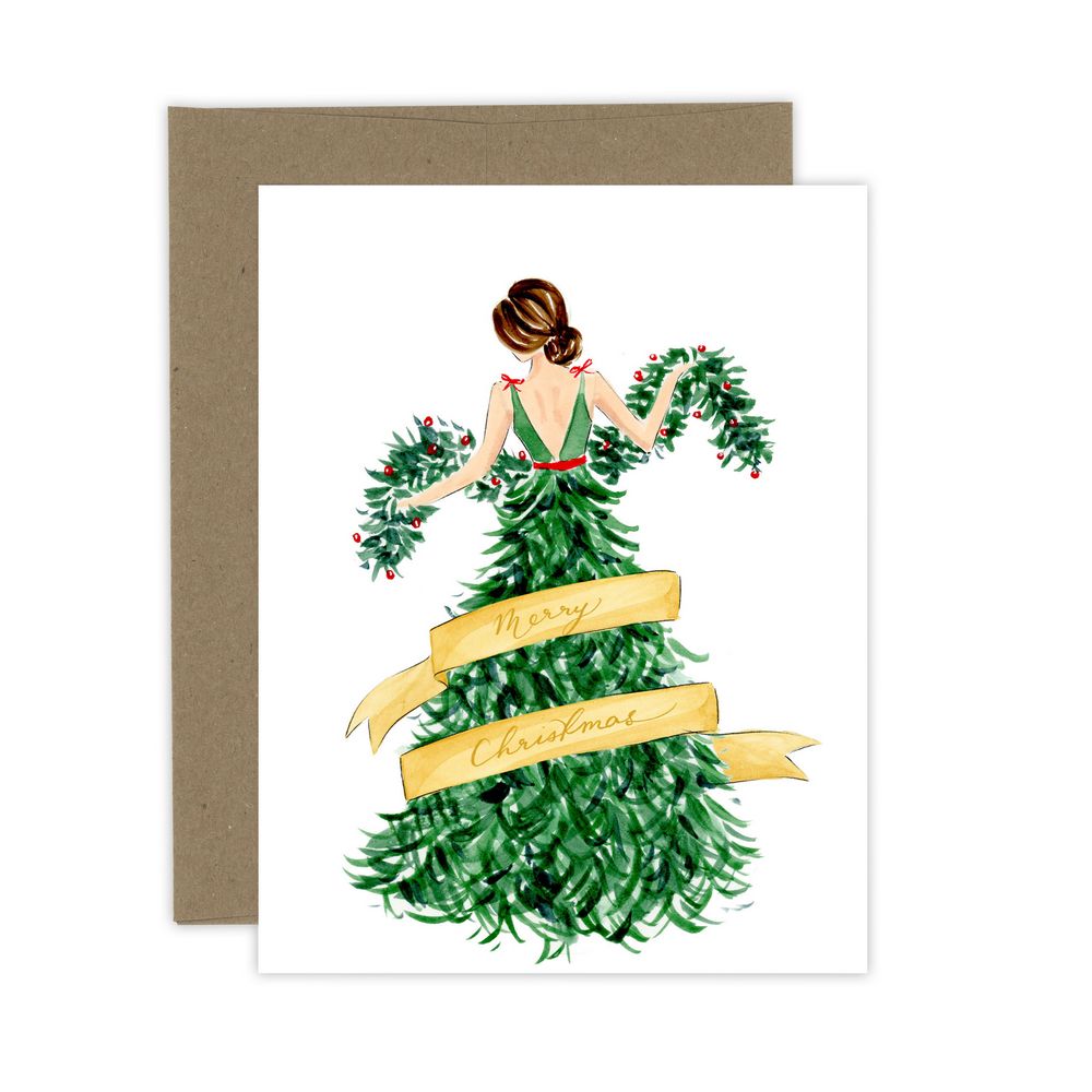 Merry Christmas Fashion Dress Card