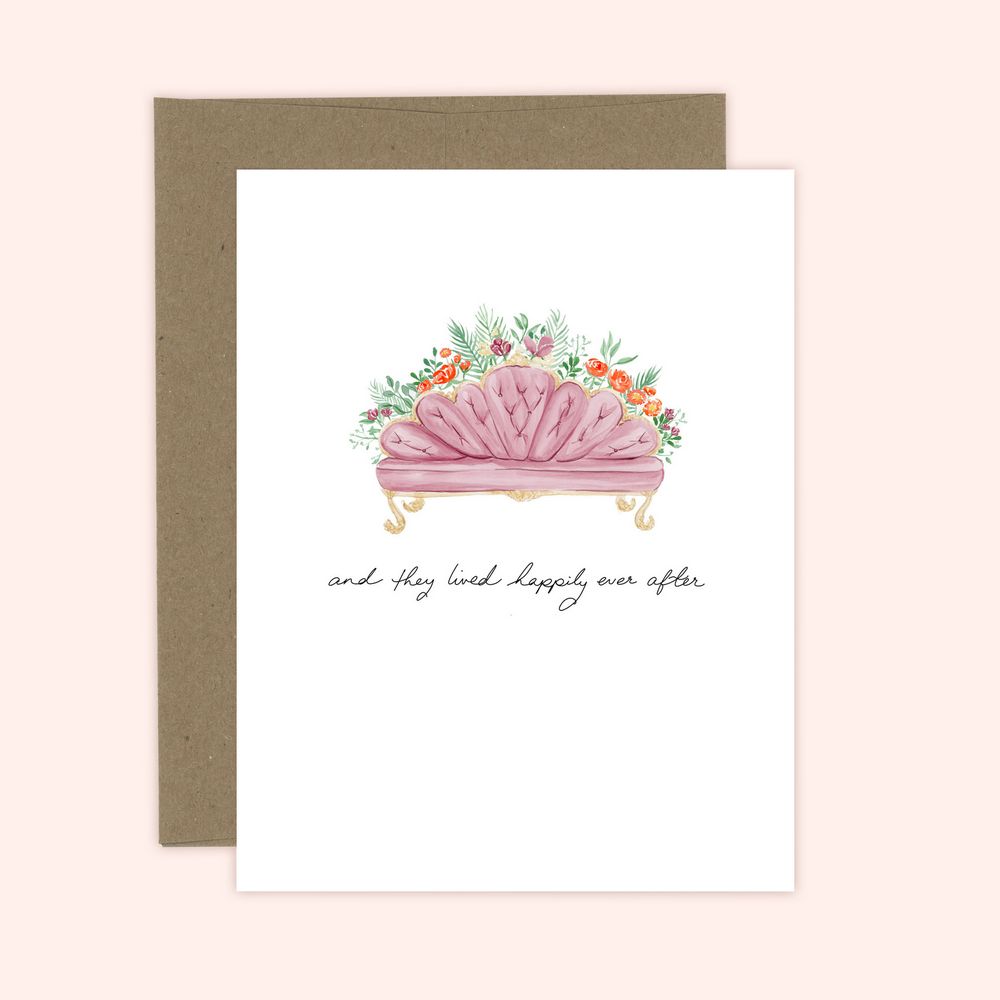 Happily Ever After Wedding Card