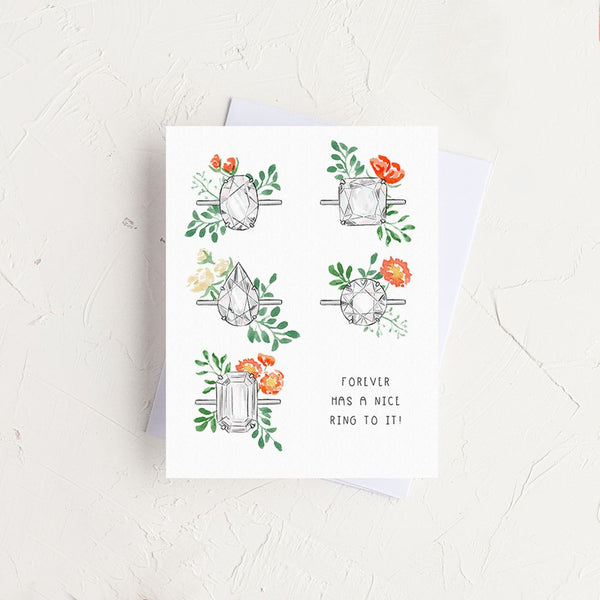 Floral Ring Card
