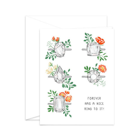 Floral Ring Card