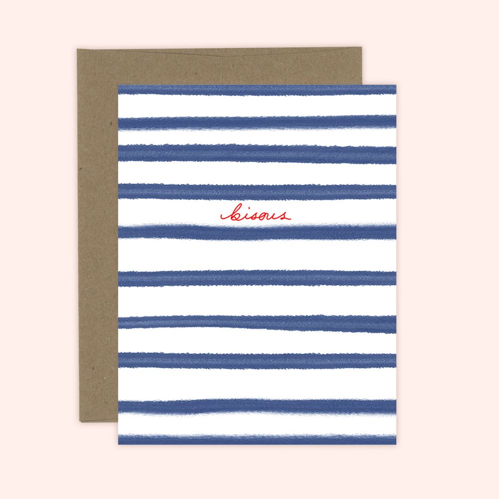 Bisous card