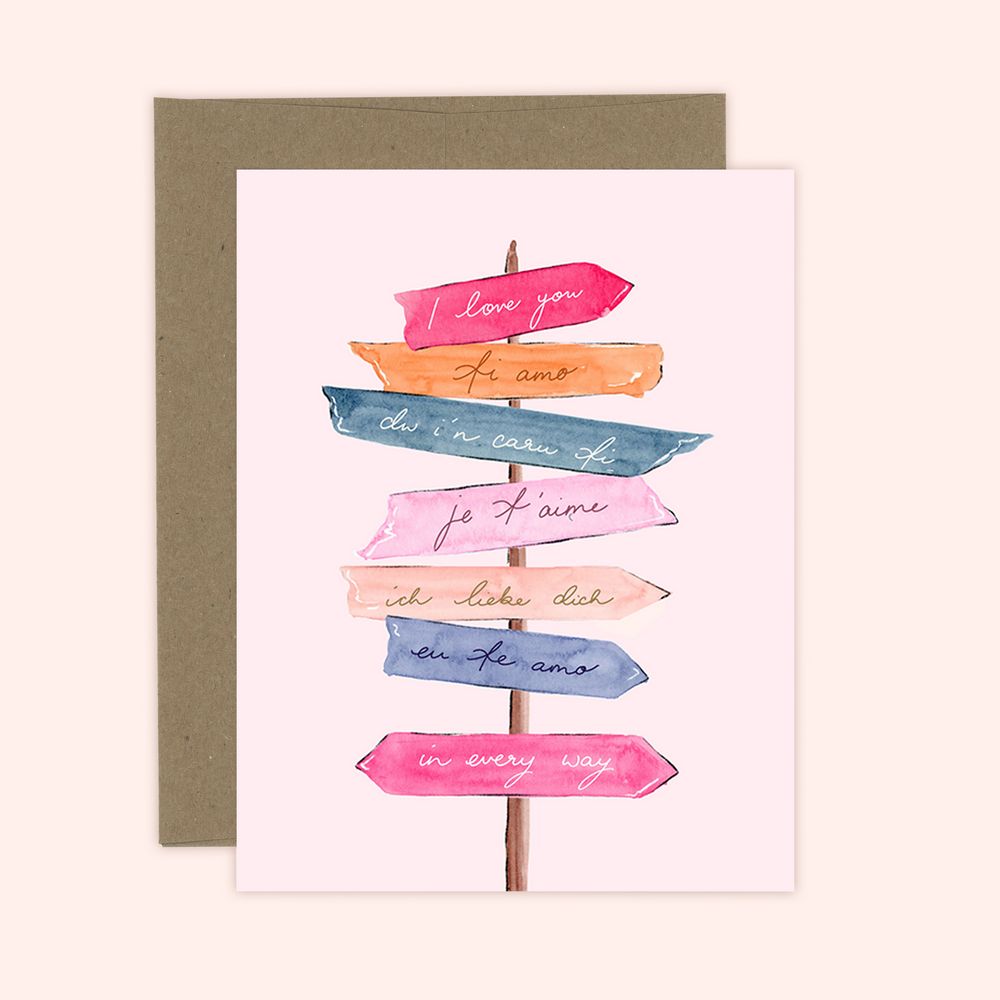 All the Ways to Say I Love You card