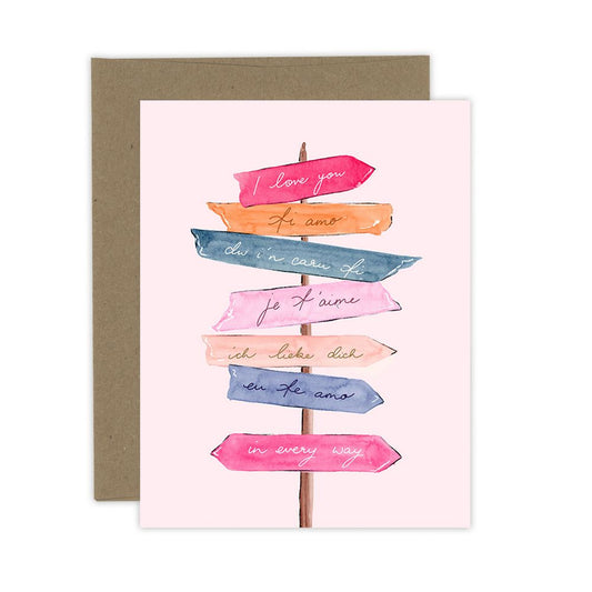 All the Ways to Say I Love You card