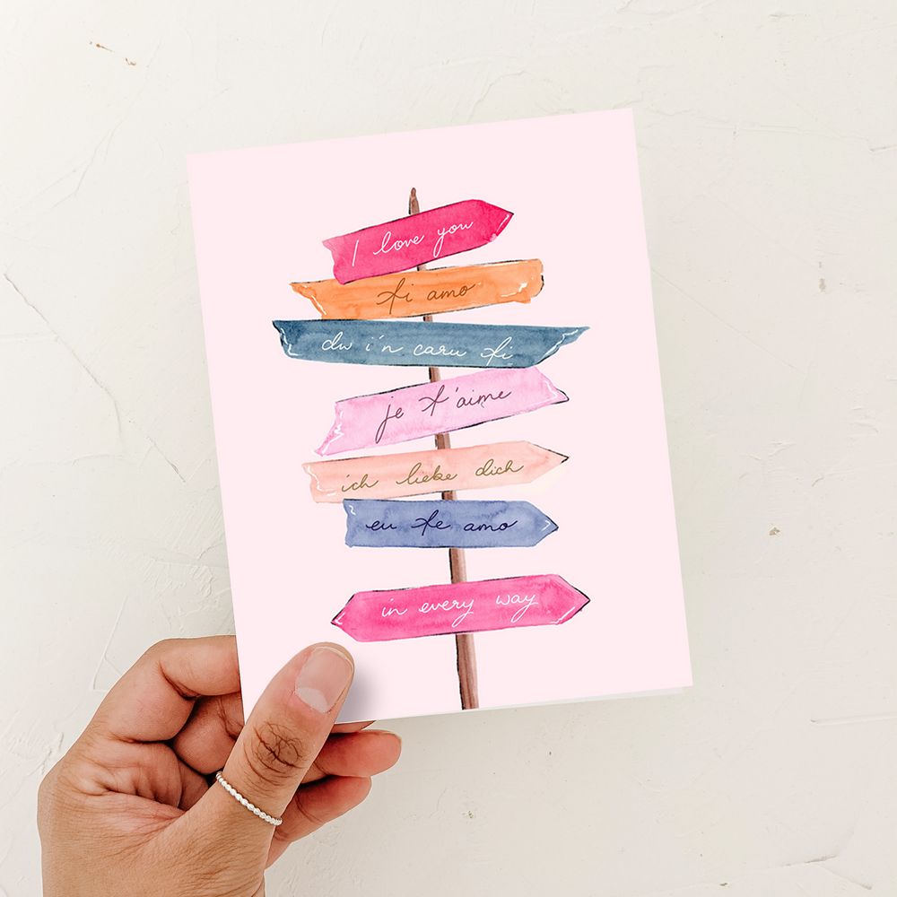 All the Ways to Say I Love You card