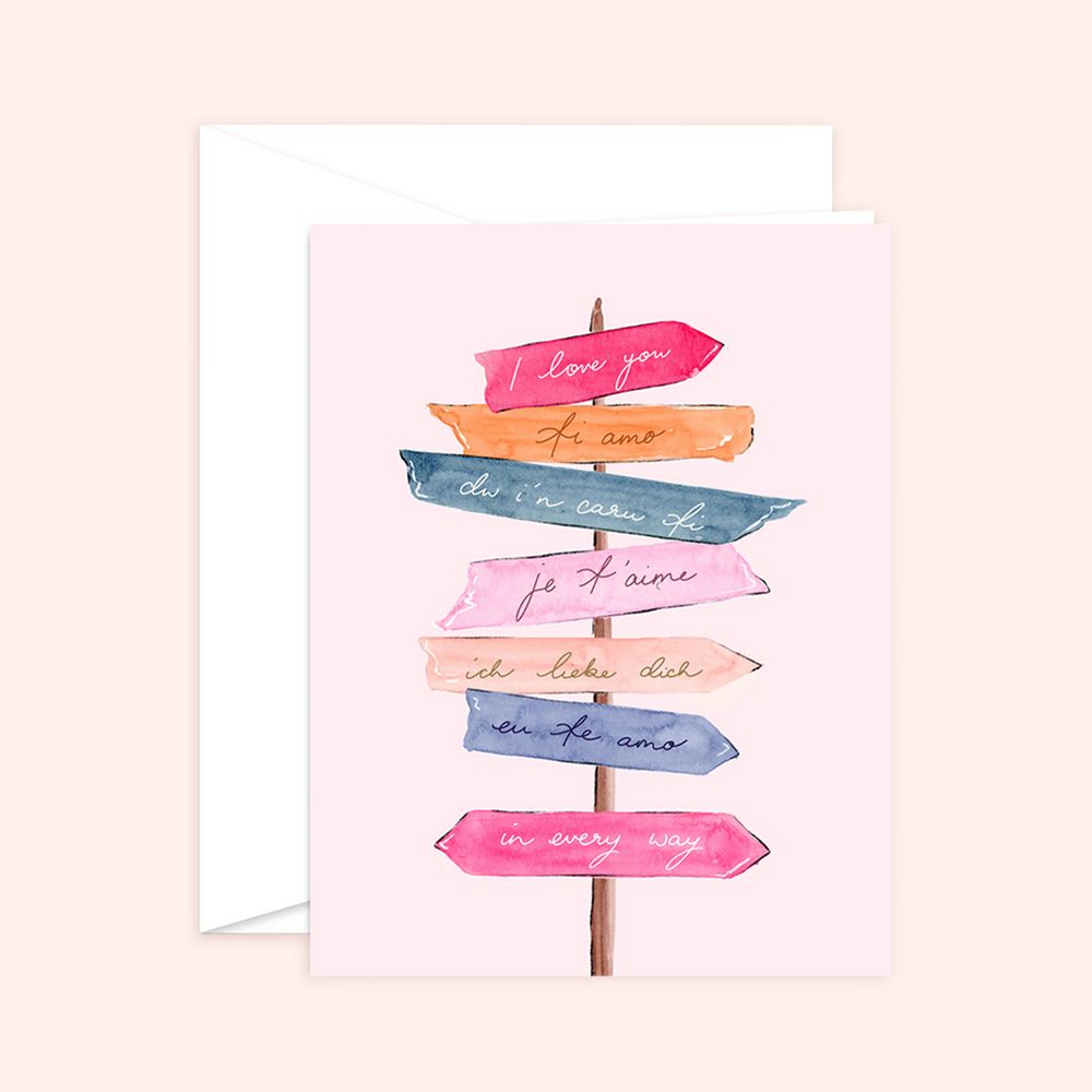All the Ways to Say I Love You card