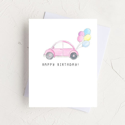 Birthday Beetle Card