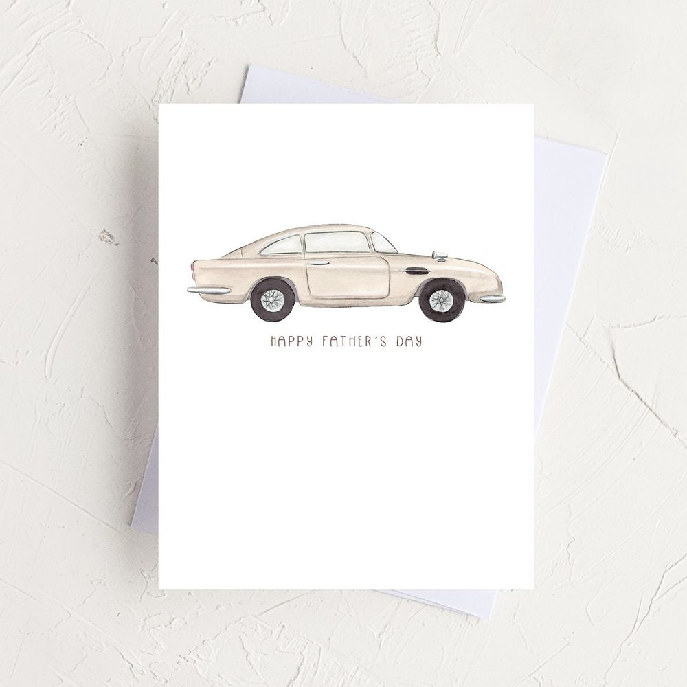 Aston Car Father's Day Card