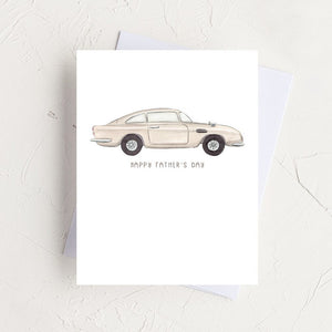 Aston Car Father's Day Card