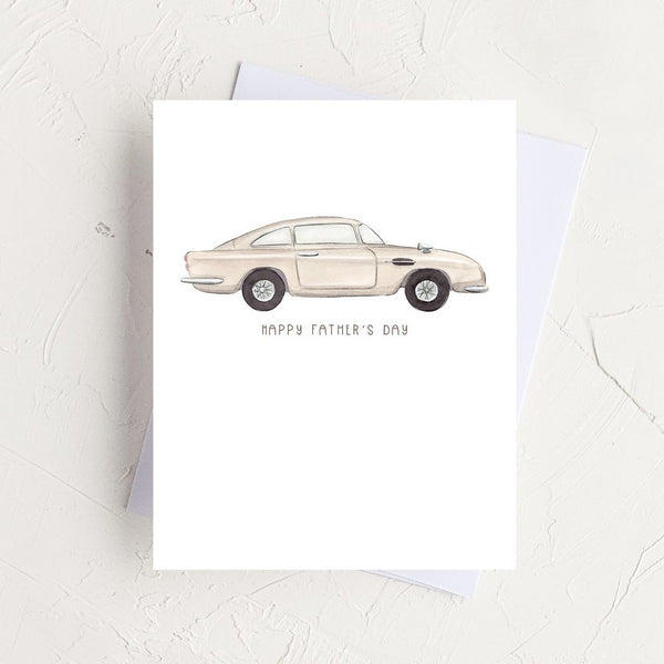 Aston Car Father's Day Card