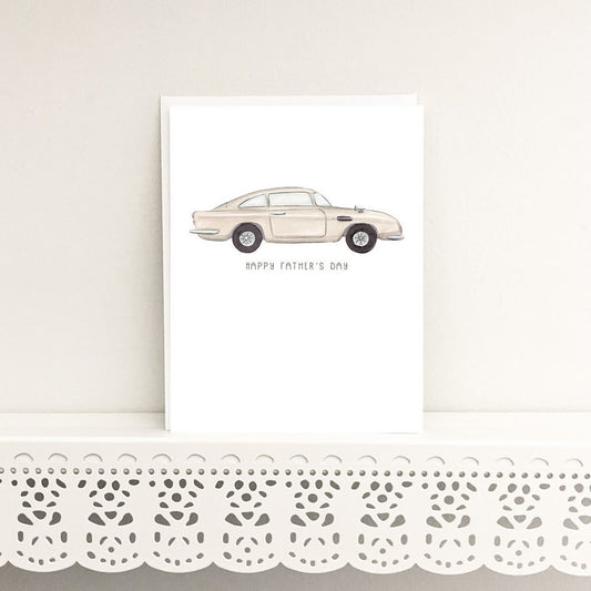 Aston Car Father's Day Card