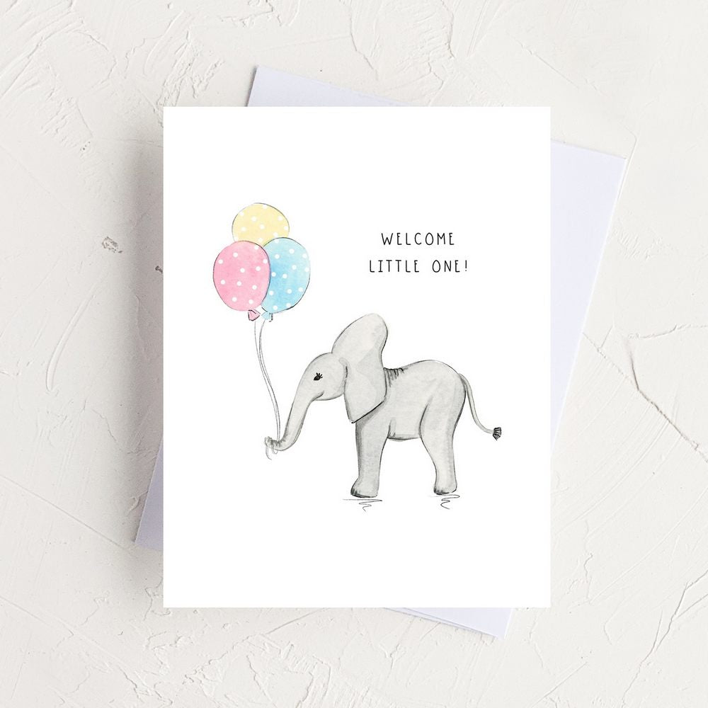 Baby Elephant Card