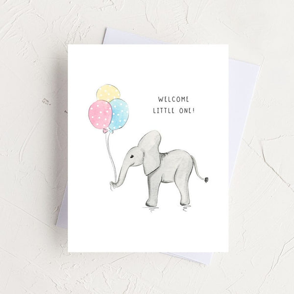 Baby Elephant Card