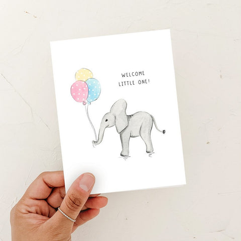 Baby Elephant Card