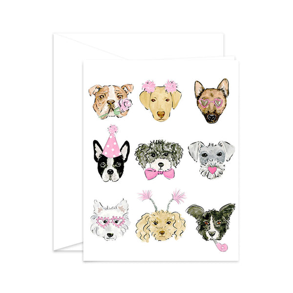 Valentine Dogs Card