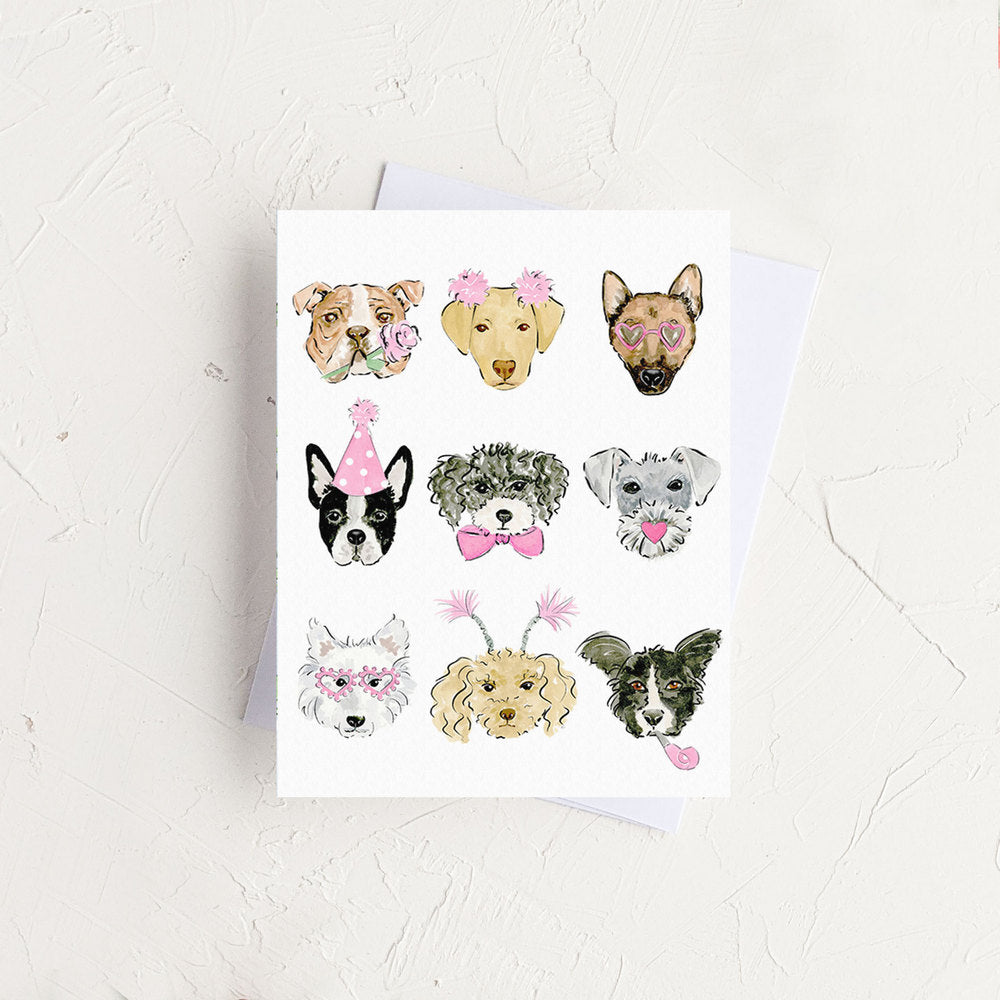 Valentine Dogs Card
