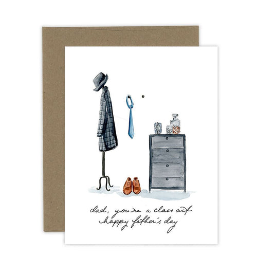 Dad's a Class Act card