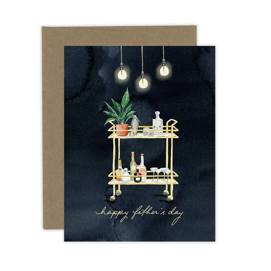 Dad's Bar Cart card