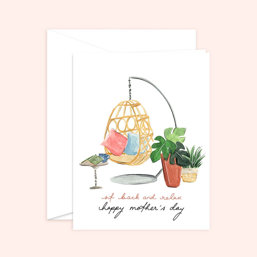 Sit Back and Relax Mom card