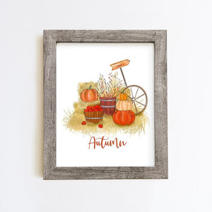 Autumn Fall Pumpkin Patch Home Decor