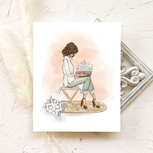 Books & Tassels - Select Hair Color/Skin Tone - Art Print