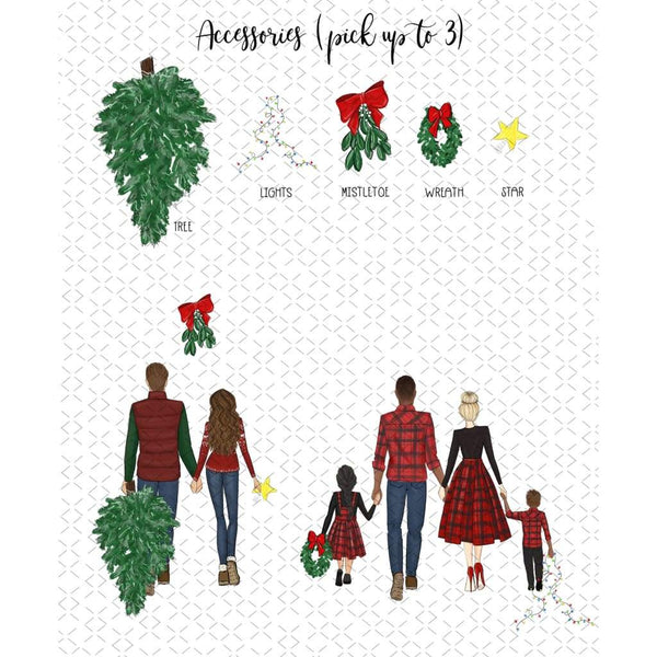 Build Your Family - Christmas Edition - art print