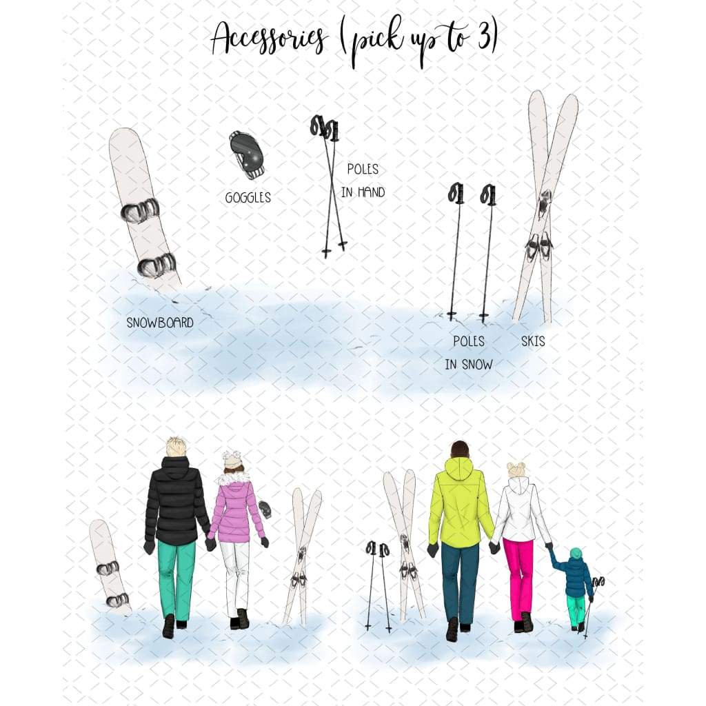 Build Your Family - Winter Edition - art print